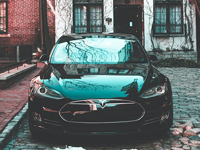 tesla electric car chauffeur service